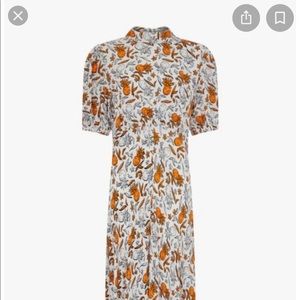 Ghost Luella pineapple dress